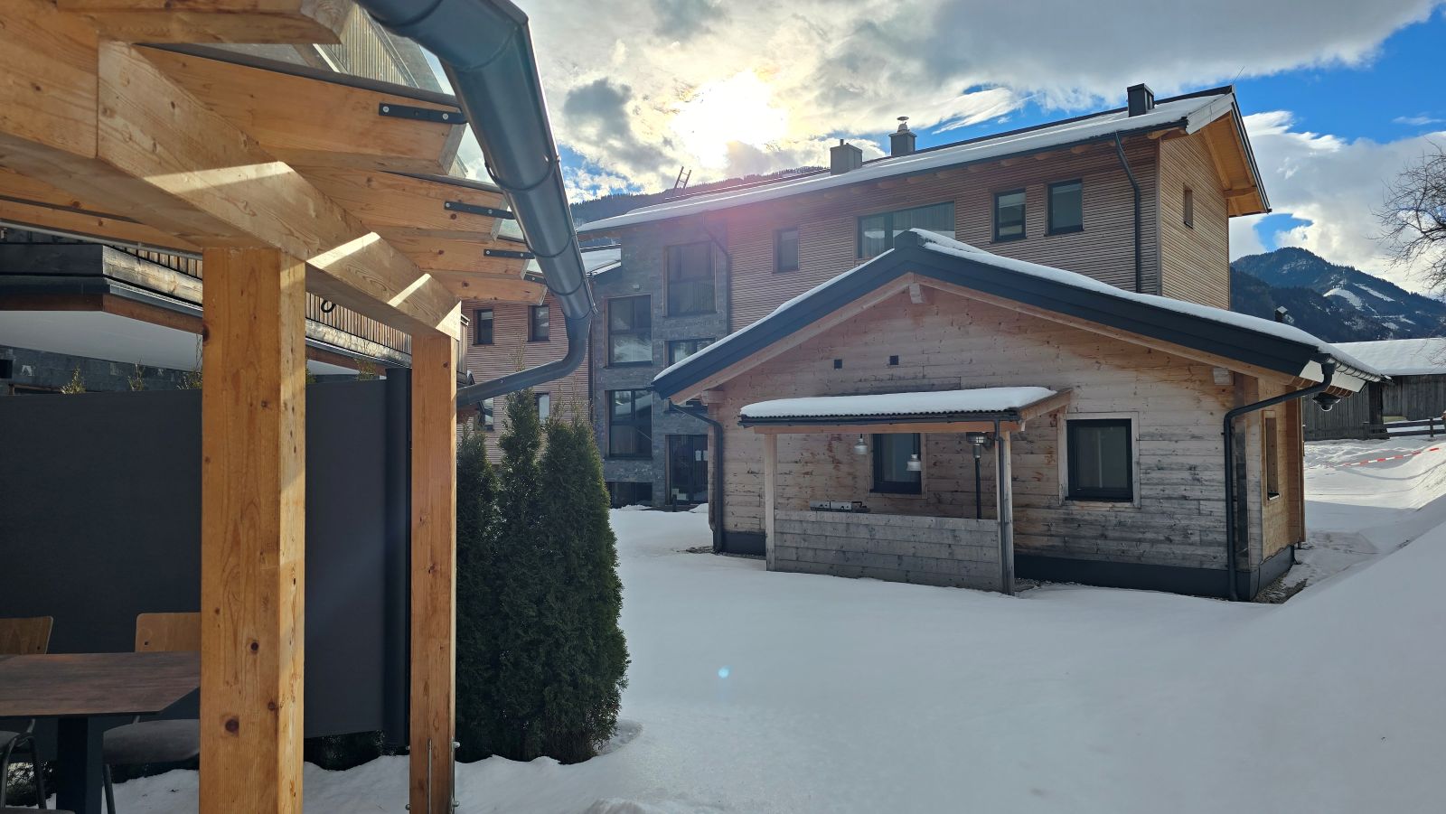 Gebouwen Alpinegold Residenz Rauris.